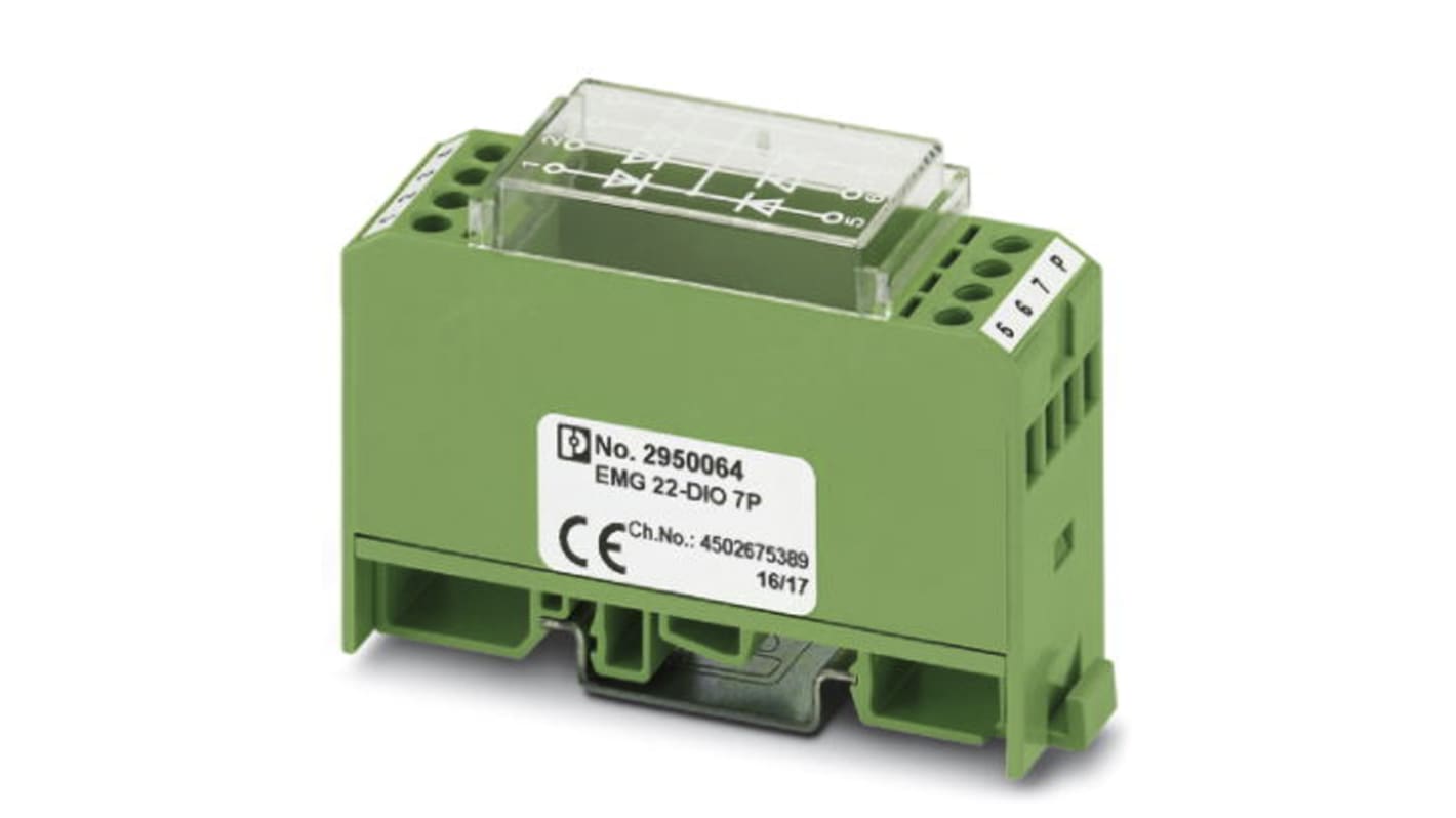 Túlfeszültségvédő +250V ac, DIN-sínre szerelhető EMG 22-DIO 7M
