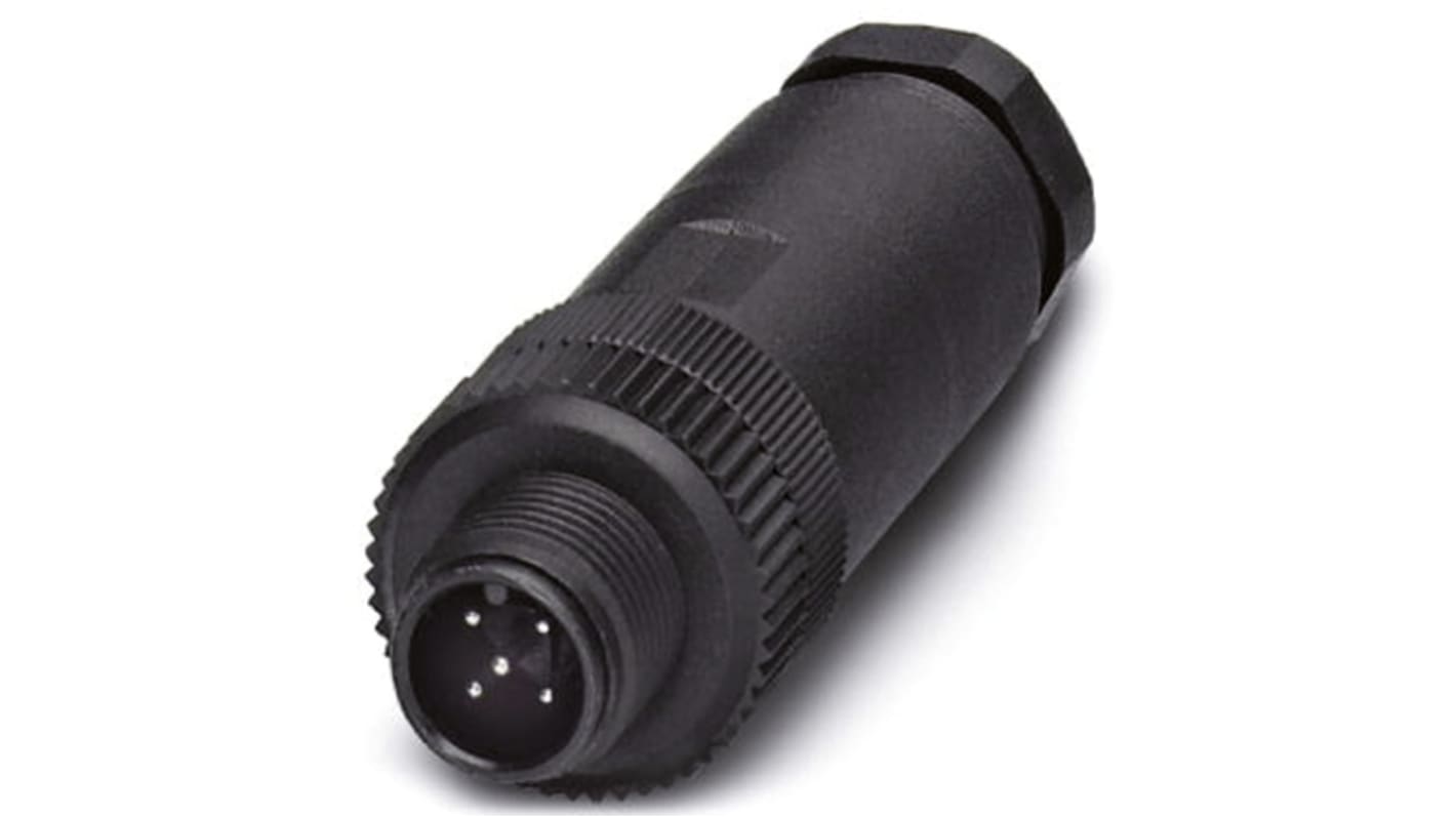 Phoenix Contact Circular Connector, 5 Contacts, Cable Mount, M12 Connector, Plug, Female, IP67, SACC Series