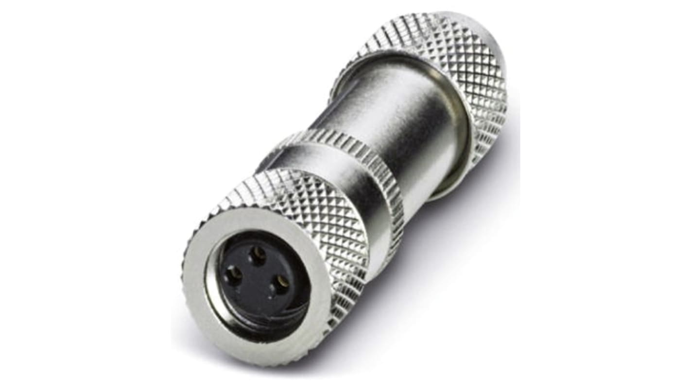 Phoenix Contact Circular Connector, 3 Contacts, Cable Mount, M8 Connector, Female, IP67, SACC Series