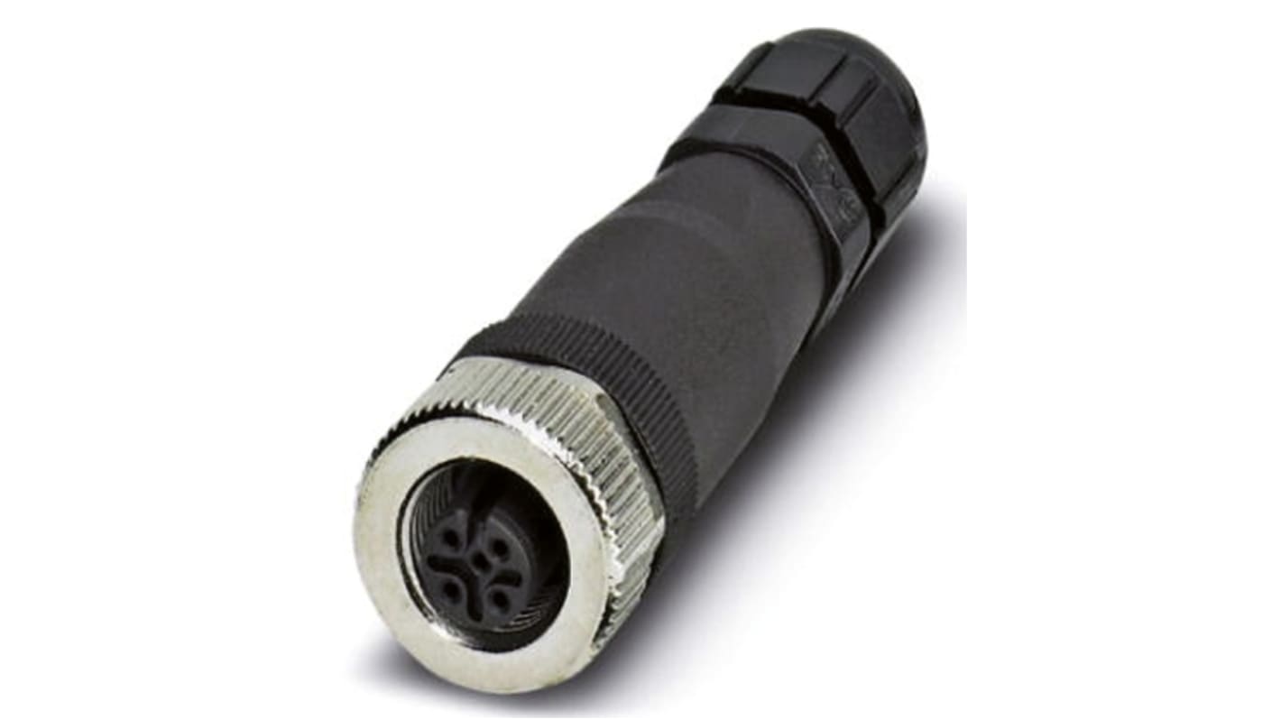 Phoenix Contact Circular Connector, 5 Contacts, Cable Mount, M12 Connector, Socket, Male to Female, IP67, SACC Series