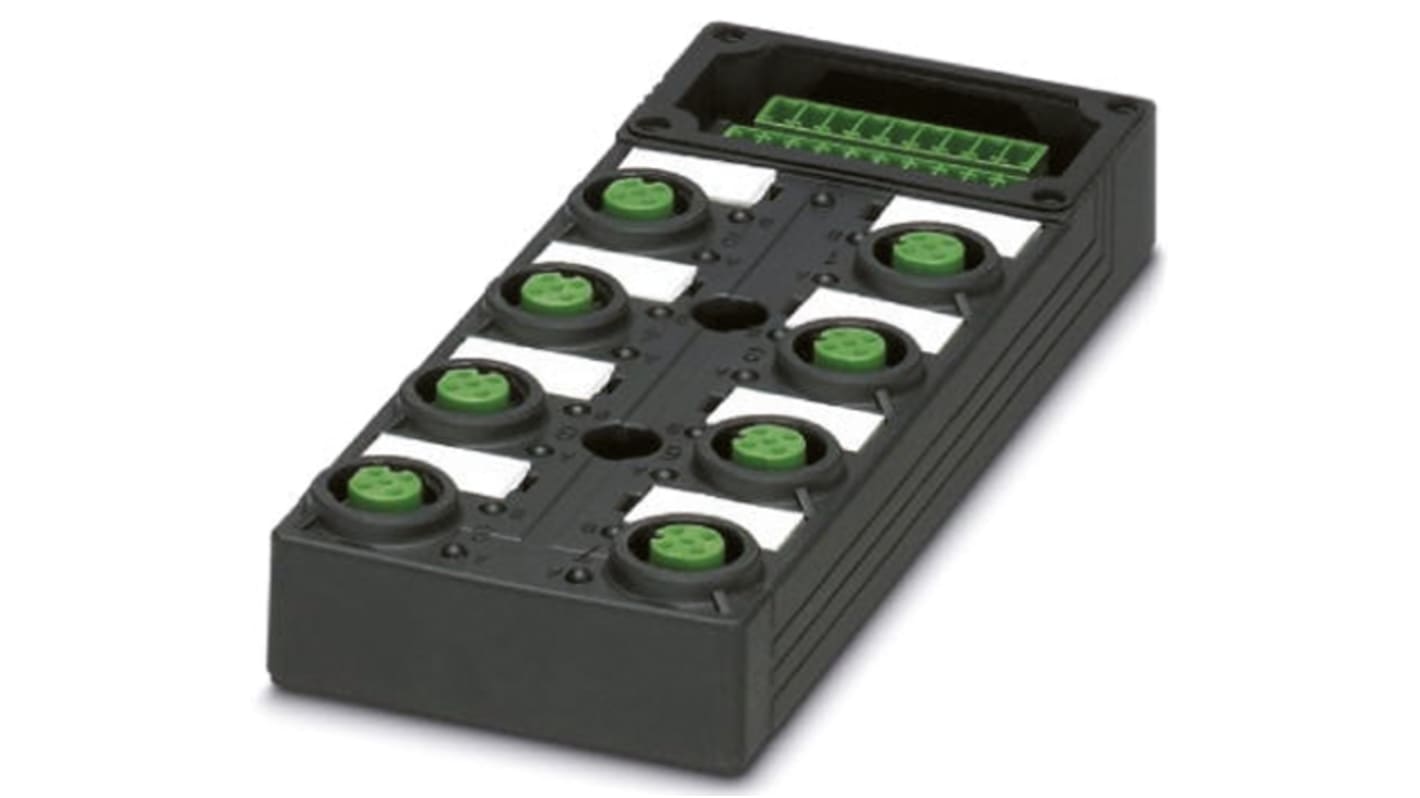 Phoenix Contact SACB Series Sensor Box, M12, 4 way, 8 port