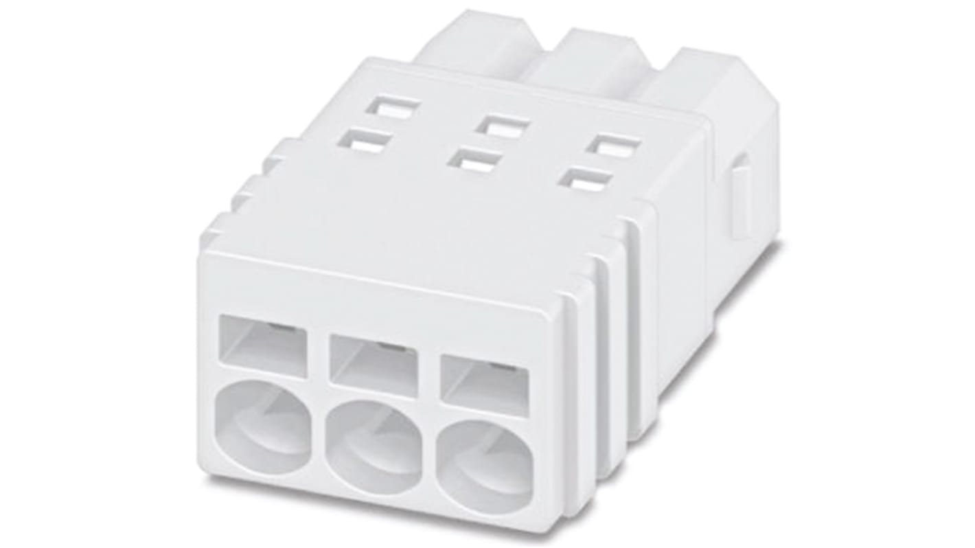 Phoenix Contact 2.5mm Pitch 2 Way Pluggable Terminal Block, Plug, Cable Mount, Spring Cage Termination