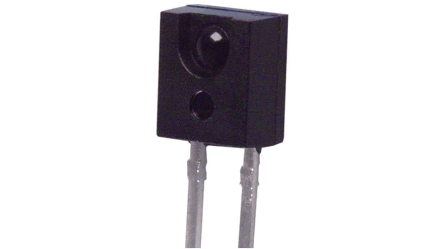 QSE114 onsemi, 25 ° IR Phototransistor, Through Hole 2-Pin Side Looker package