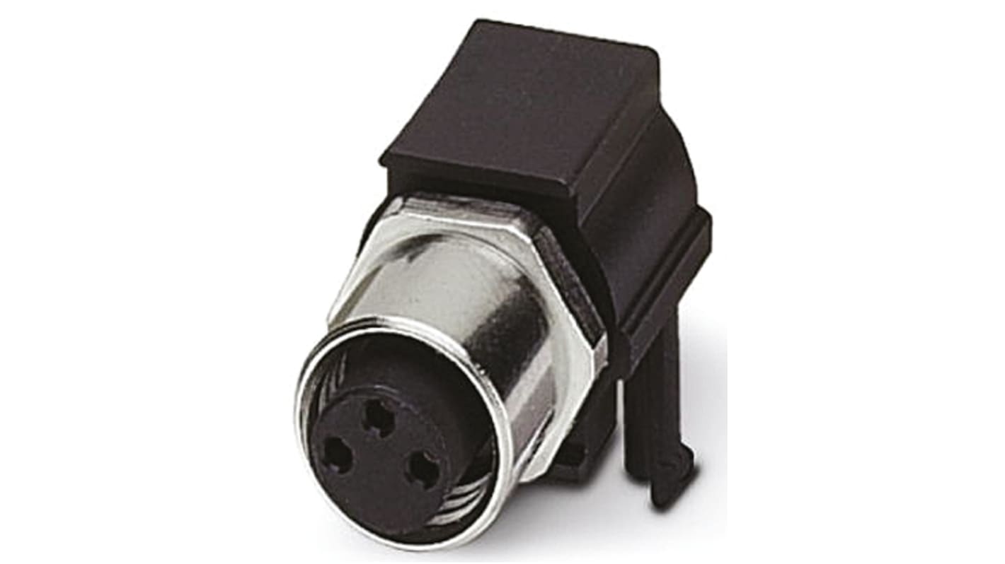 Phoenix Contact Circular Connector, 3 Contacts, Panel Mount, M8 Connector, Socket, Female, IP67, SACC Series