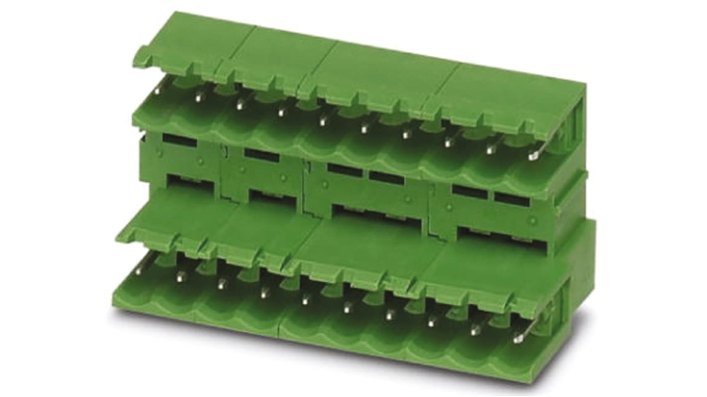 1762075 Phoenix Contact 5.08mm Pitch 3 Way Right Angle Pluggable