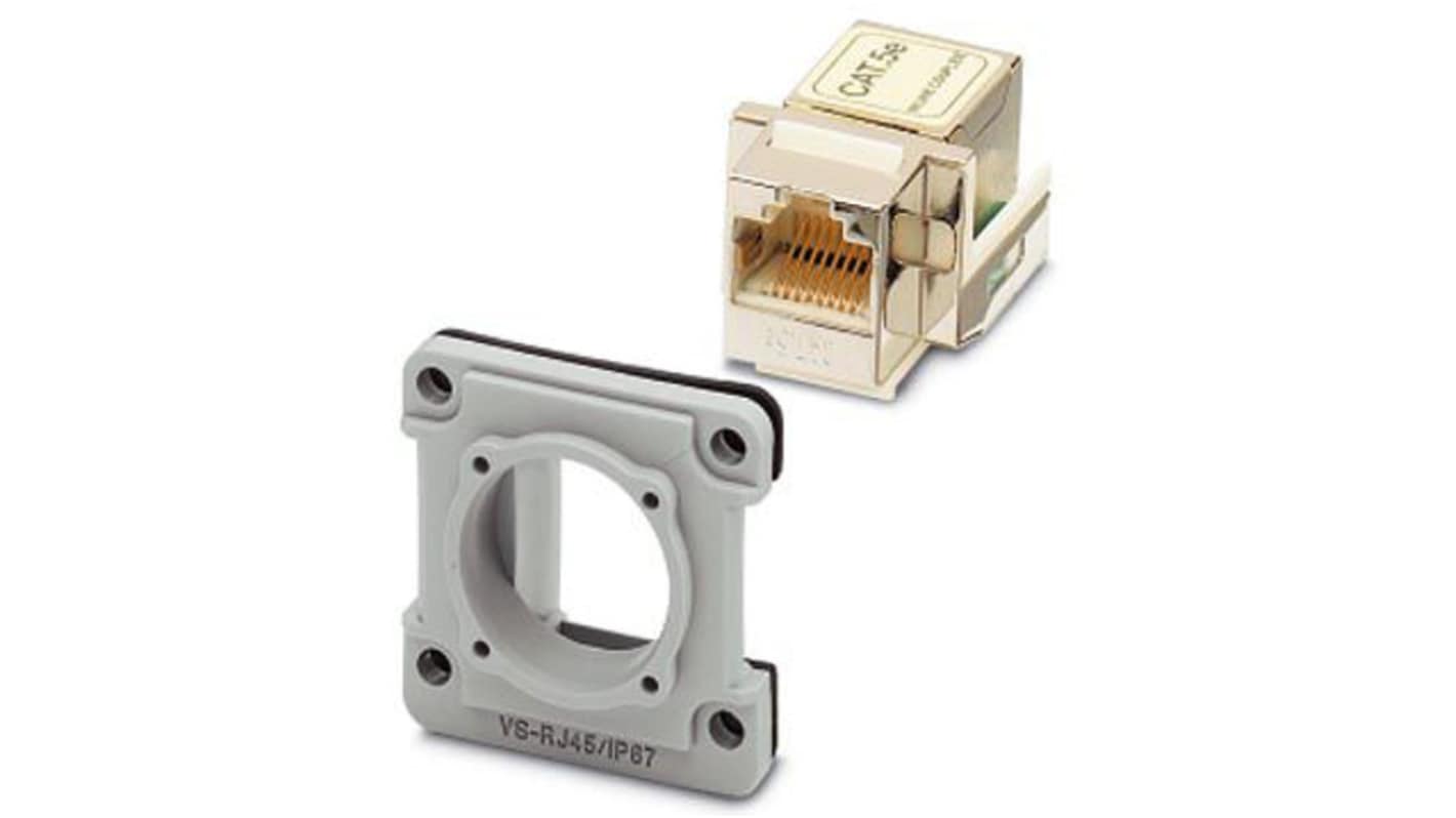 1689488 | Phoenix Contact VS-08-A Series Ethernet Connector, Panel ...