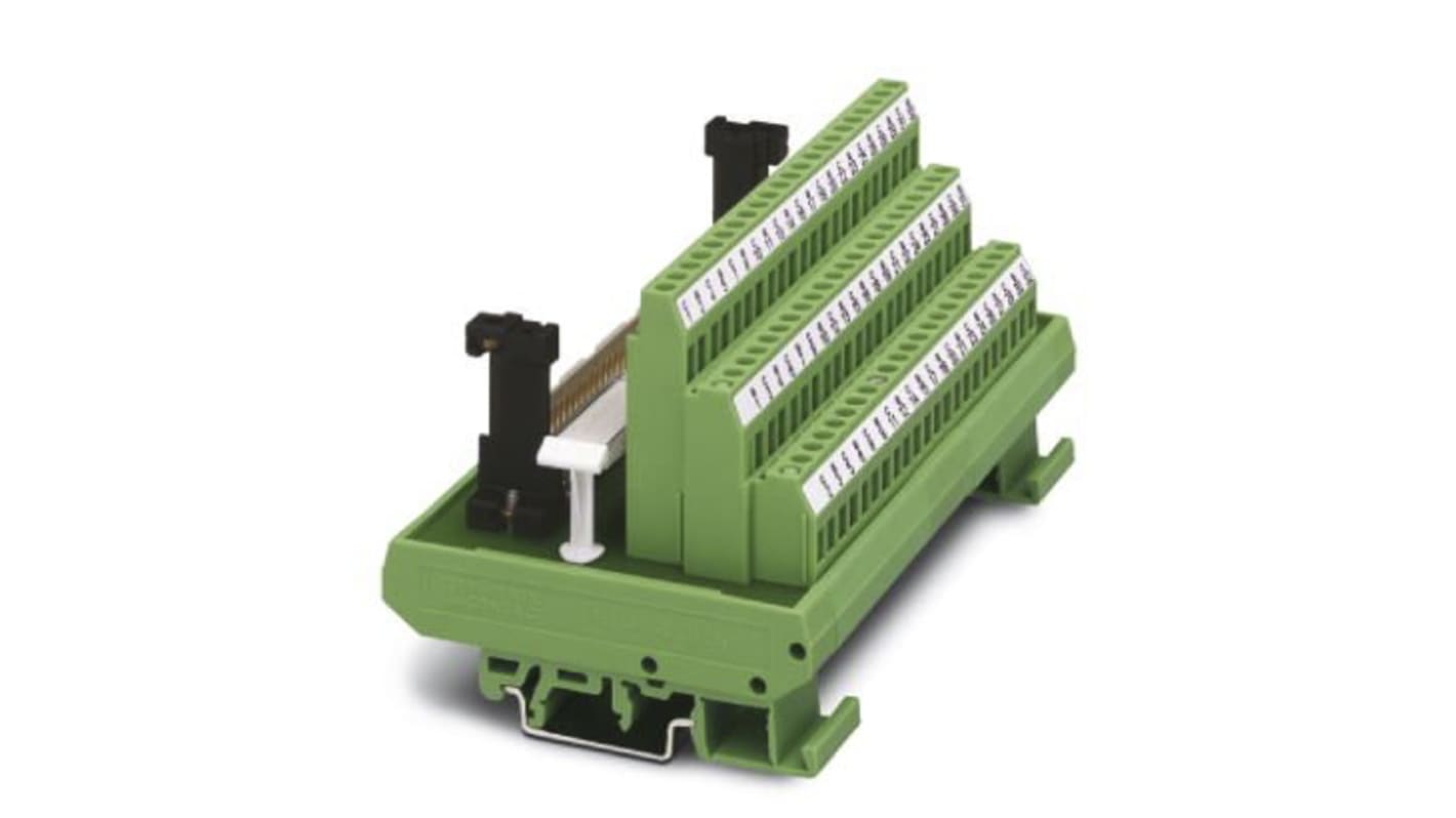 Interfész modul DIN 41612, IEC603 DIN-sínre szerelhető, Férfi, 64 pólusú, 125 V AC/DC, 1A, 77mm