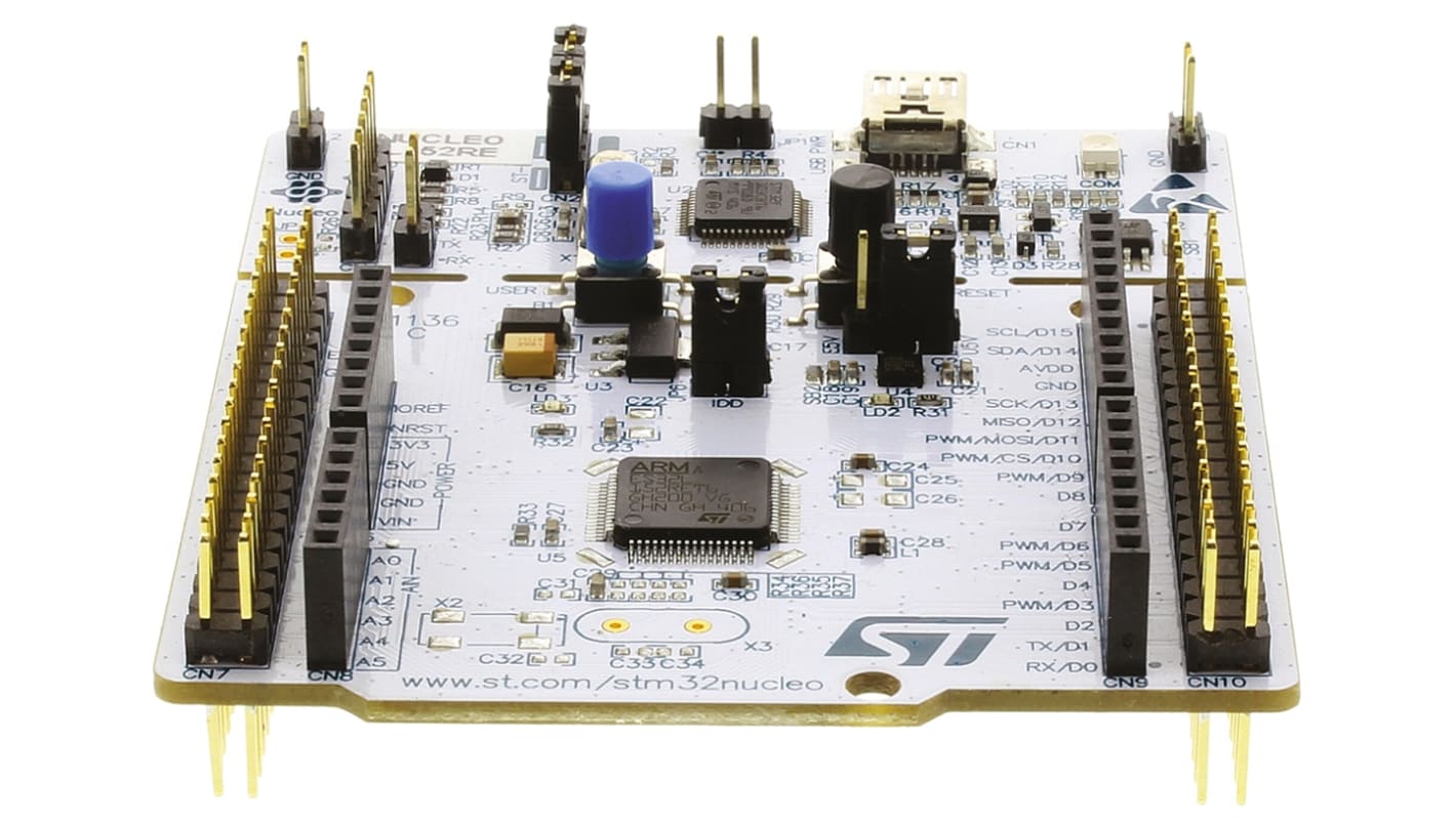 Placa de desarrollo STM32 Nucleo-64 de STMicroelectronics, con núcleo ARM Cortex M3