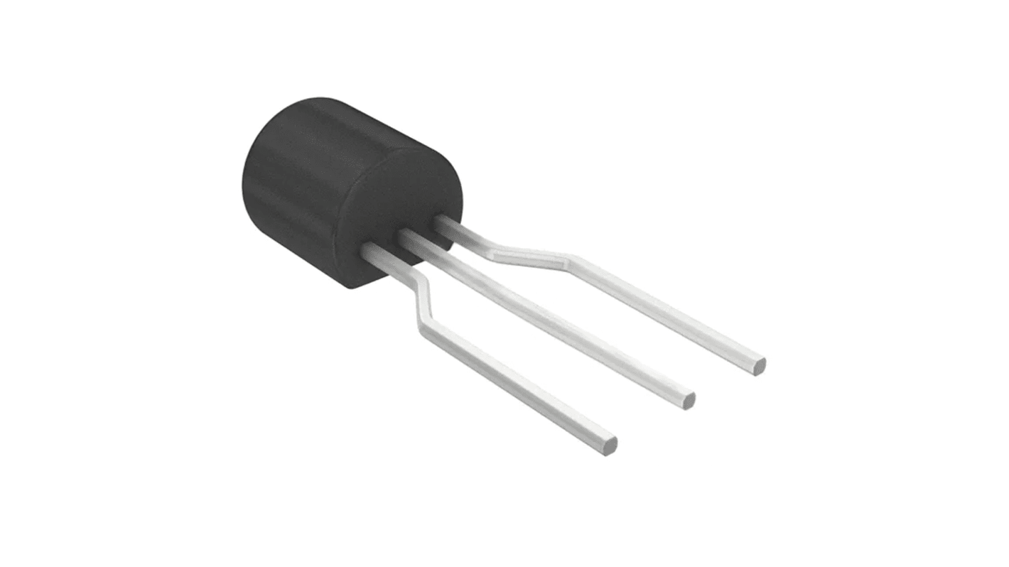 BC33725-ML, Transistor, NPN 800 mA 50 V 50 MHz, 3 ben, TO-92 Enkelt