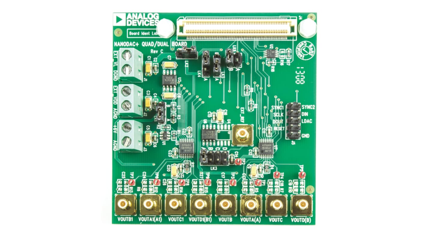 Carte d'évaluation DAC Analog Devices, 12 bits