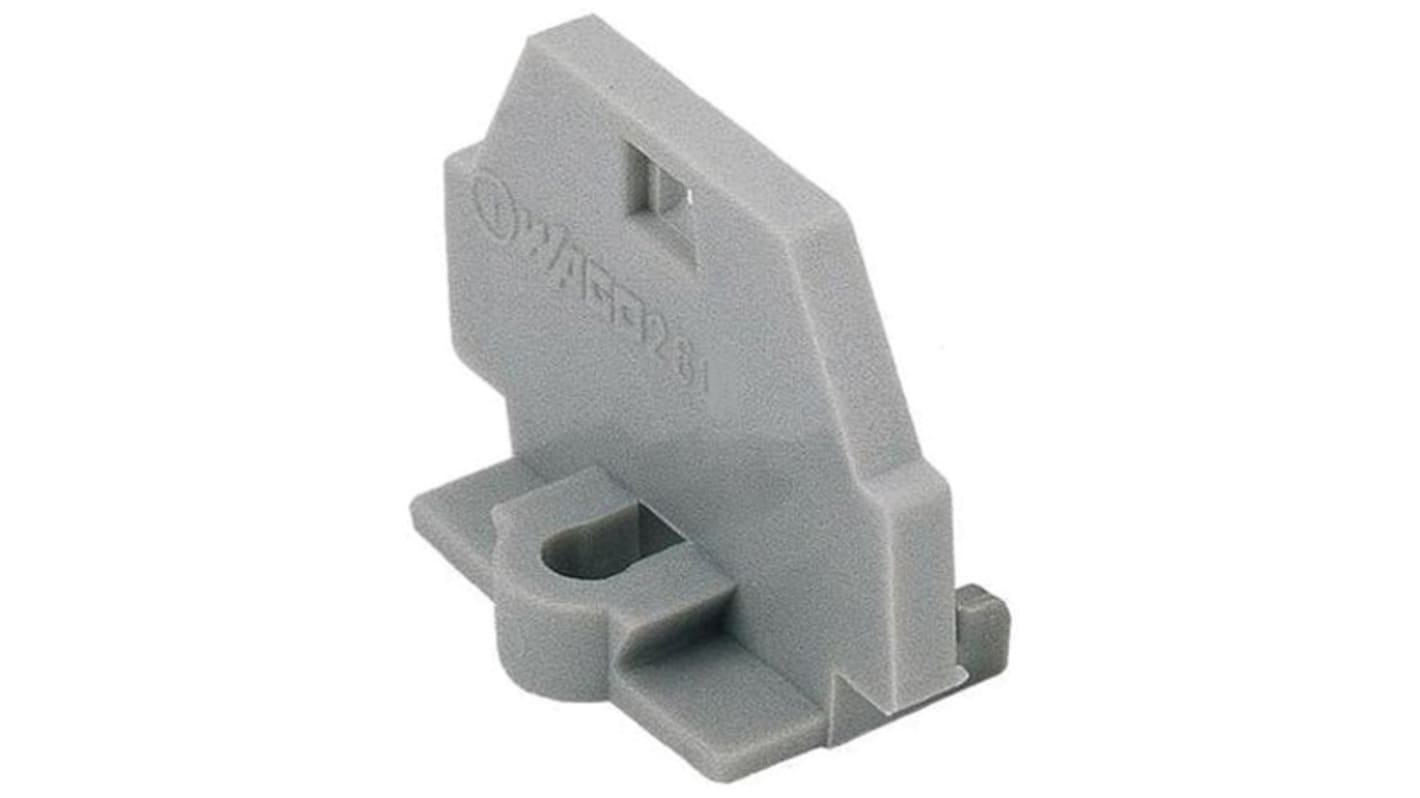 Wago 261 Series End Plate for Use with Standard Chassis Mounting Block