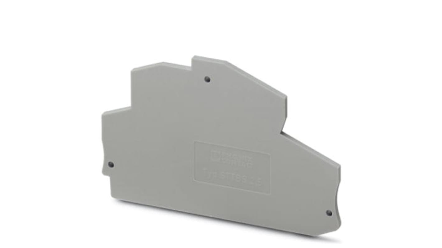 Phoenix Contact D-STTBS 2.5 Series End Cover for Use with Modular Terminal Block