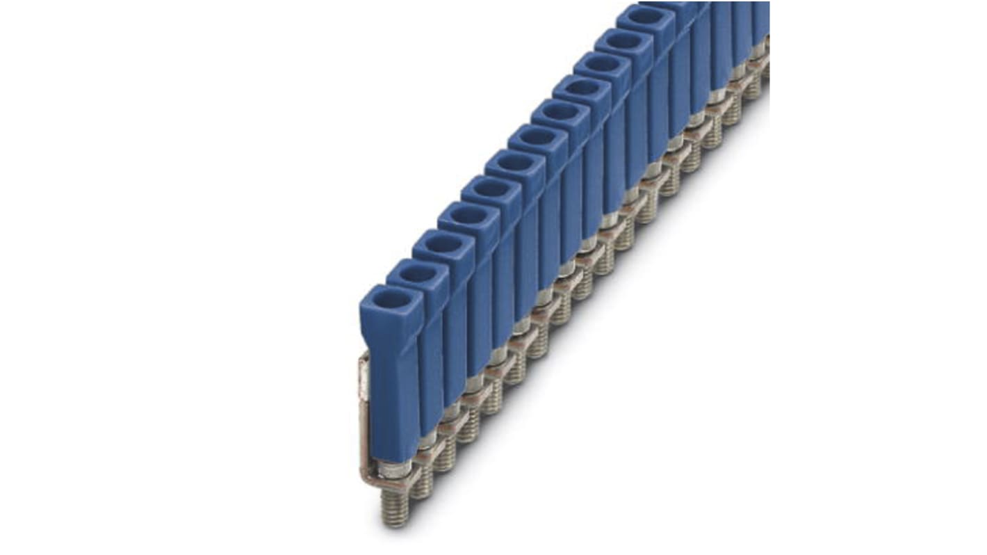 Phoenix Contact LB 100-6 BU Series Jumper Bar for Use with Modular Terminal Block