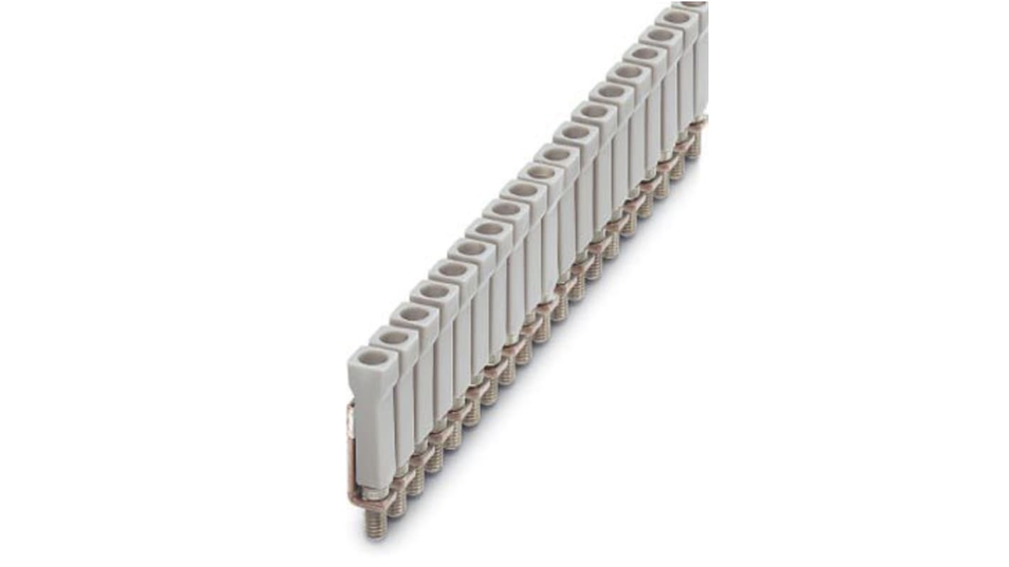 Barrette de jonction Phoenix Contact, série LB 100-6 GY pour Bloc de jonction modulaire