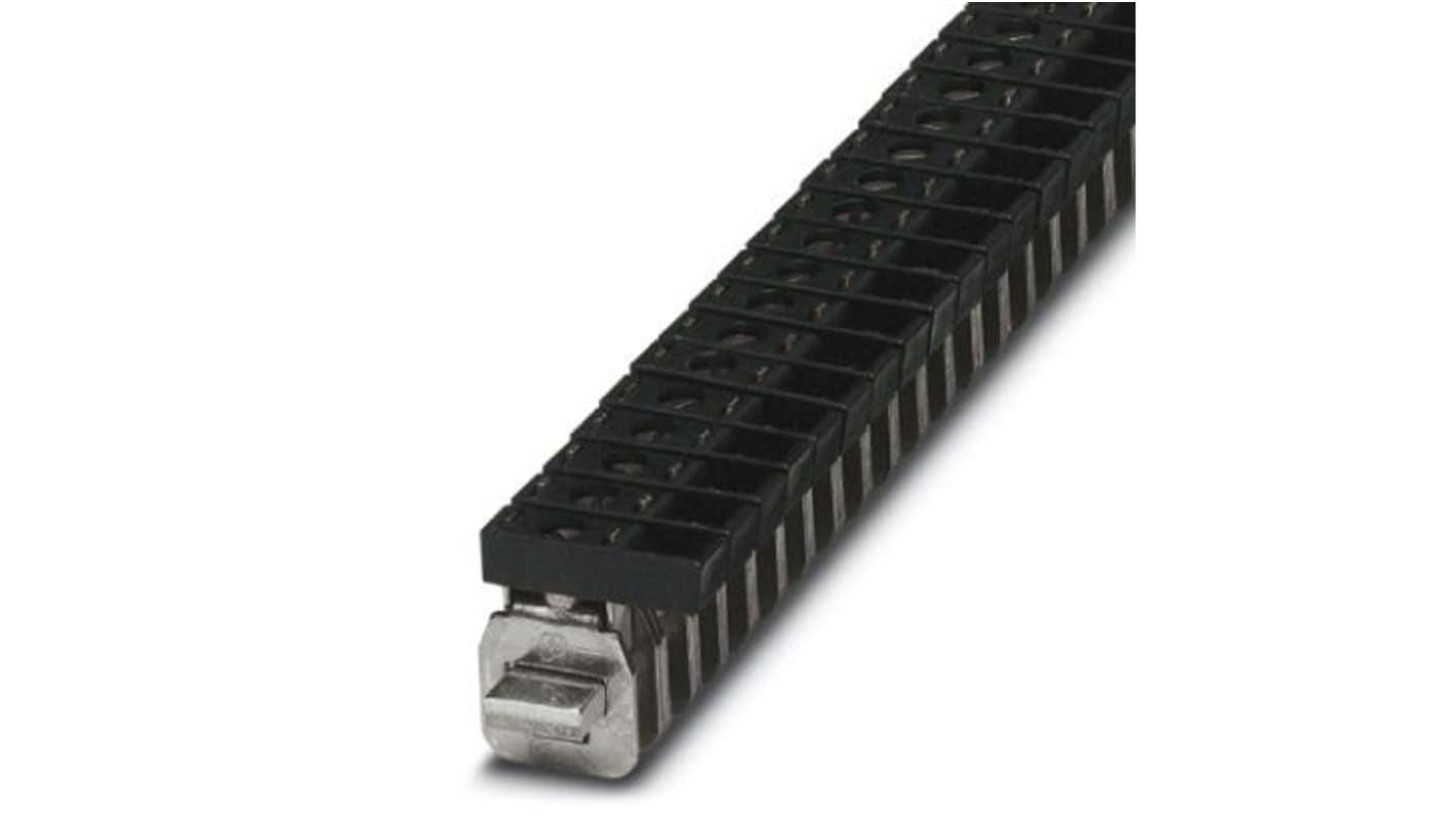 Phoenix Contact PTPOWER Series AKG 4 BK Non-Fused Terminal Block, 41A, 0.5 → 6 mm² Wire, Screw Termination