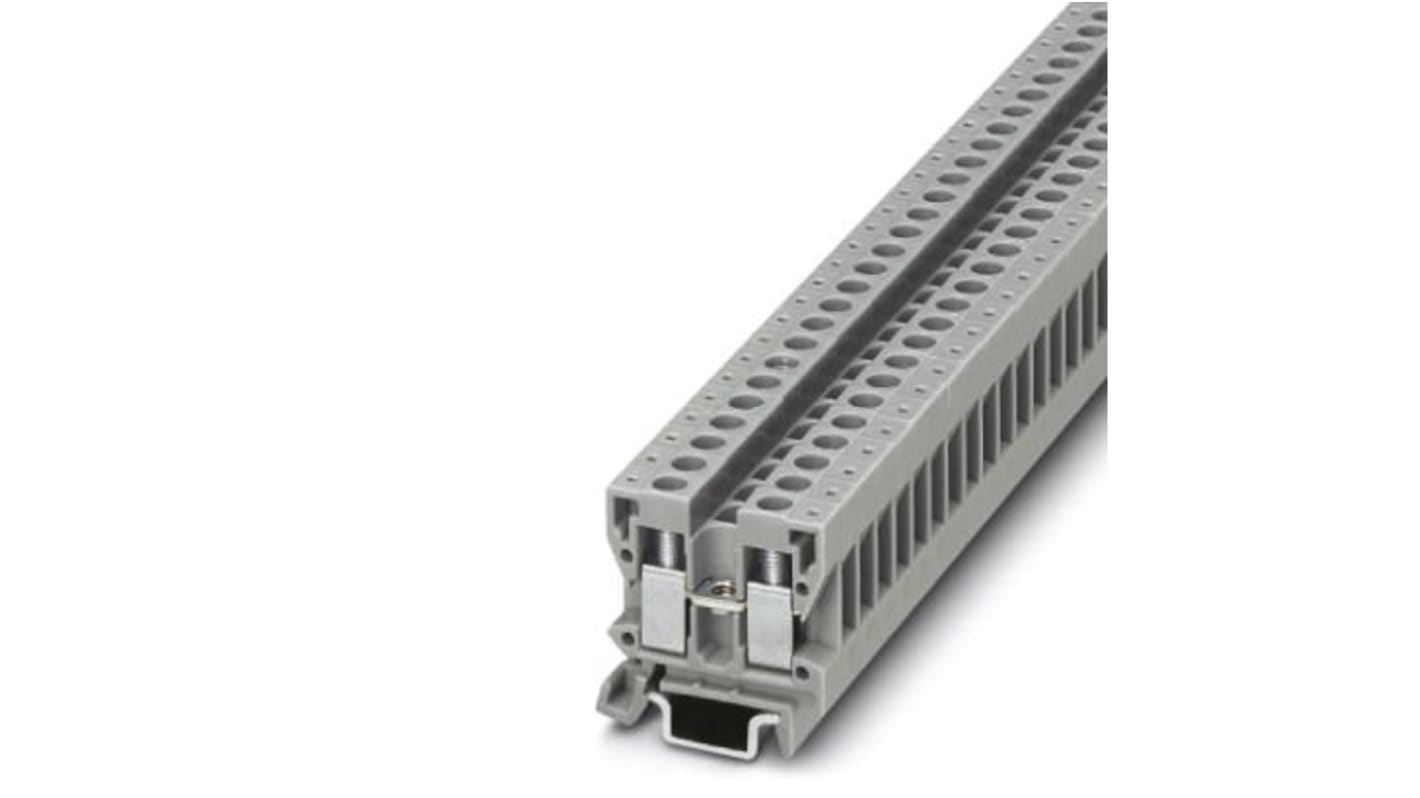 Phoenix Contact MBK 2.5/E Series Grey Feed Through Terminal Block, 2.5mm², Single-Level, Screw Termination