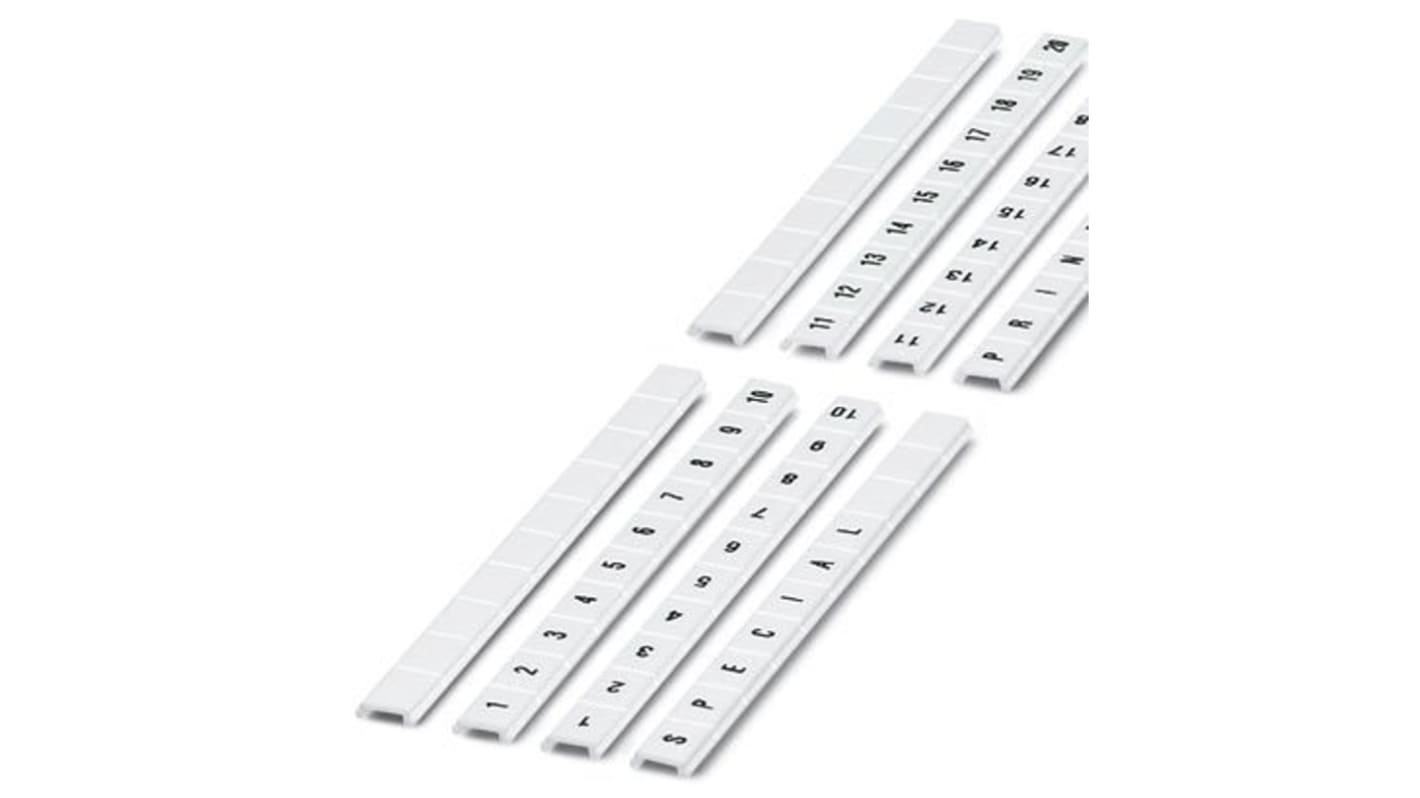 Phoenix Contact, ZBF8.LGS:11-20 Marker Strip for use with Terminal Blocks