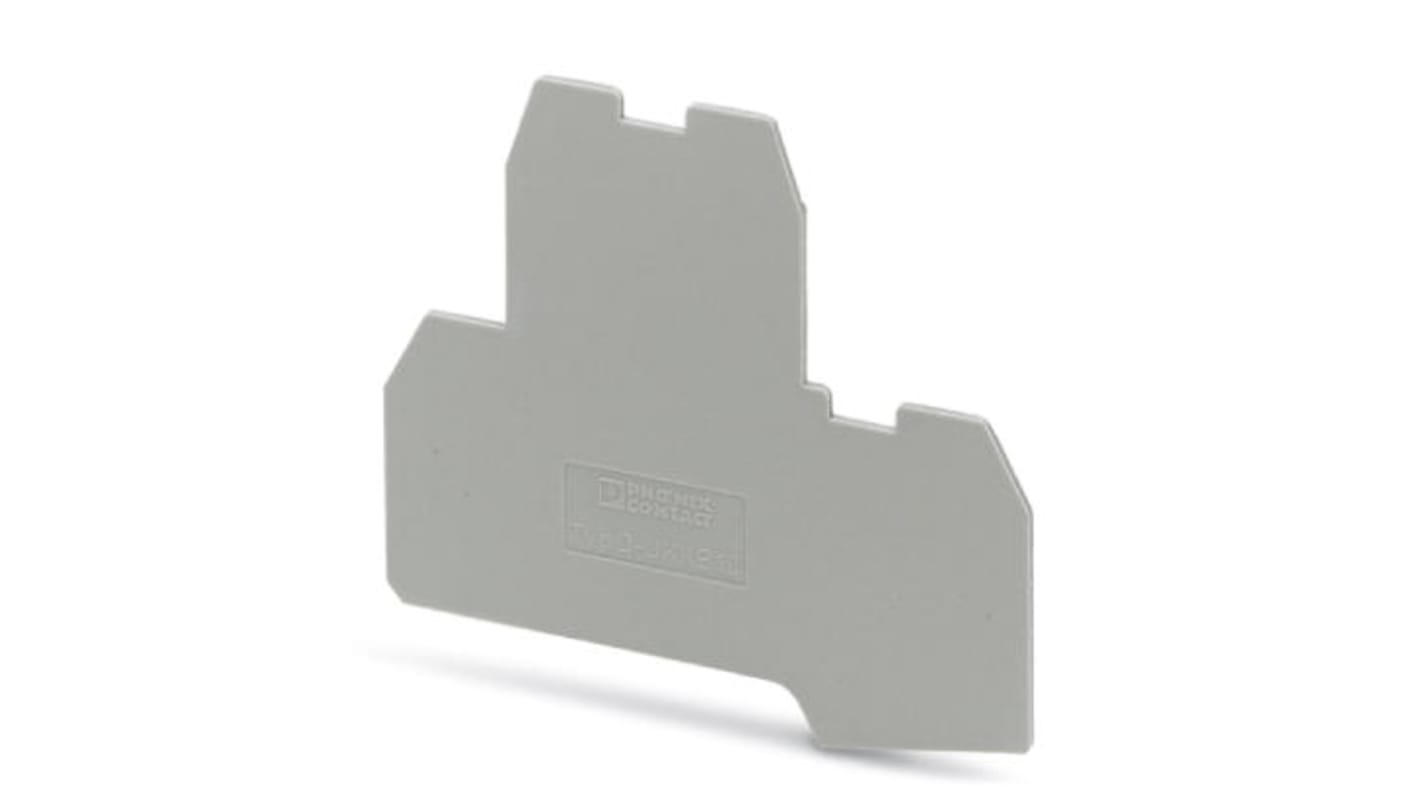 Phoenix Contact D-UKKB 10 Series End Cover for Use with Modular Terminal Block