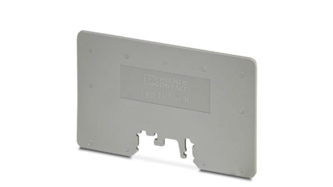 Phoenix Contact TPN-UK Series Partition Plate for Use with Modular Terminal Block