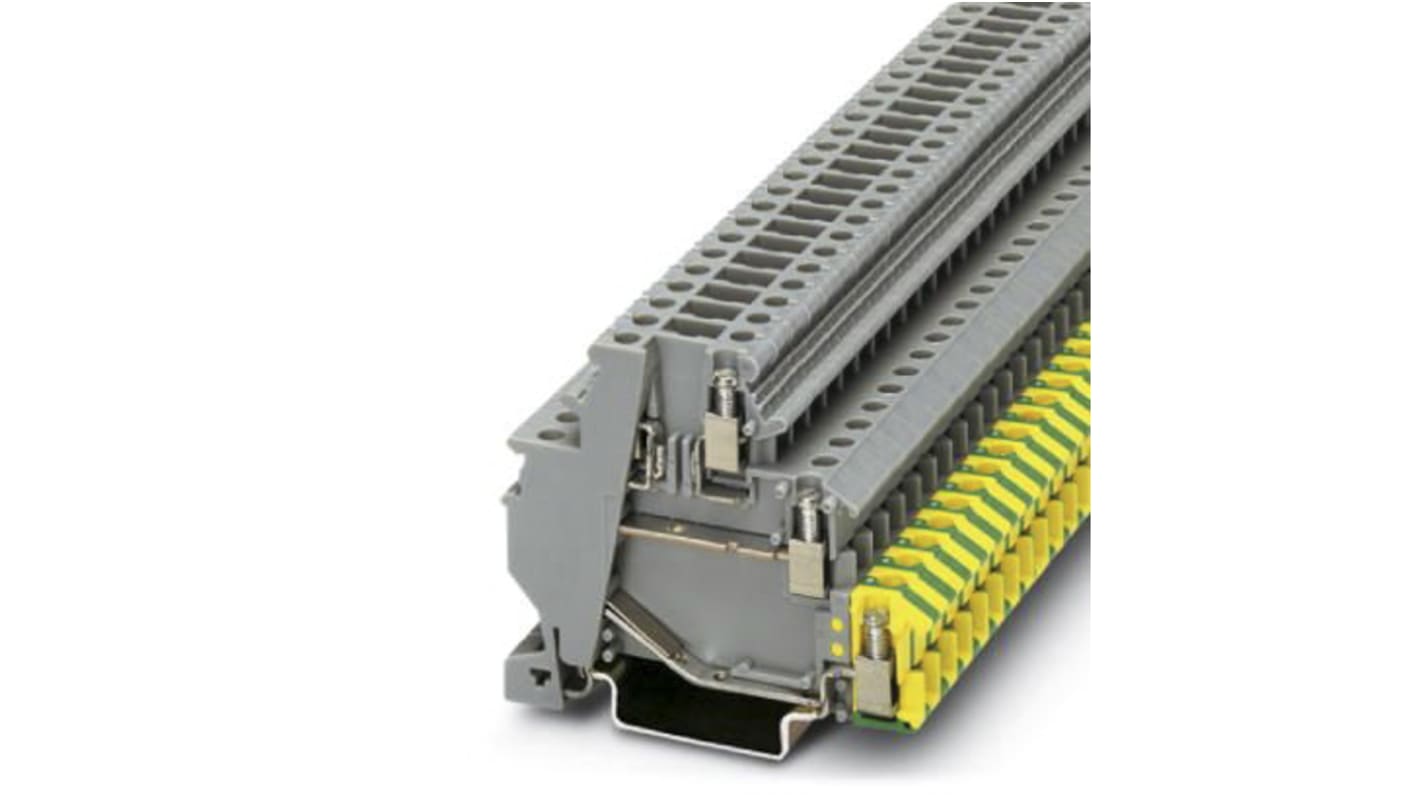 Phoenix Contact DOKD 1.5-TG Series Grey Component Terminal Block, 2.5mm², Triple-Level, Screw Termination