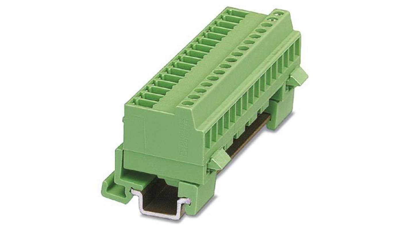 Phoenix Contact MCVK 1.5/ 3-G-3.81 Series DIN Rail Terminal Block, Screw Termination