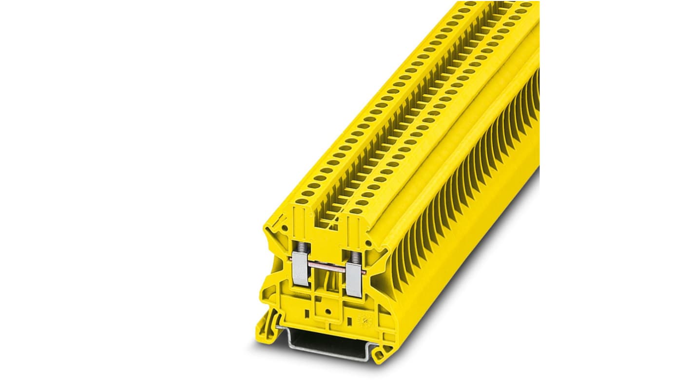 3045059 Phoenix Contact UT 2.5 YE Series Yellow Feed Through Terminal