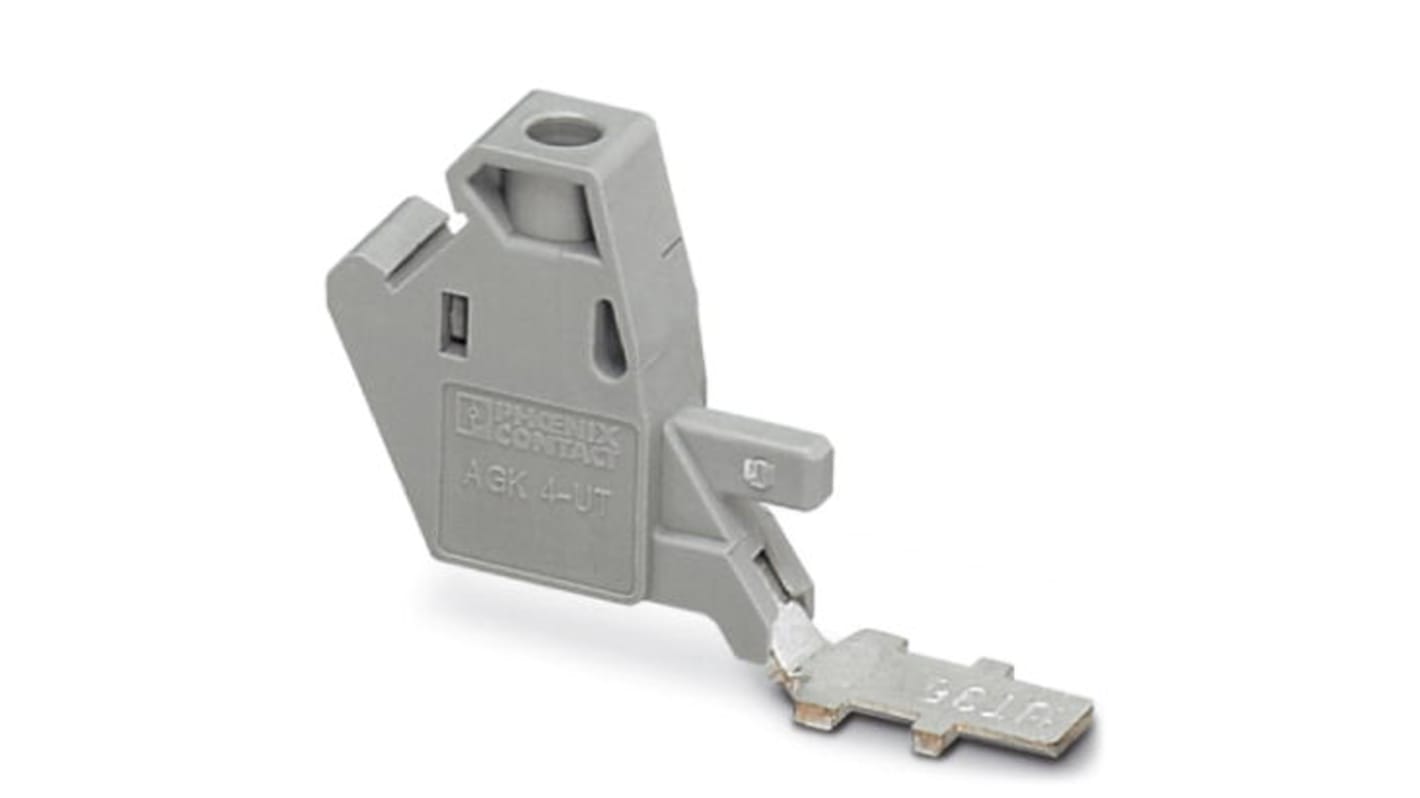 Phoenix Contact AGK 4-UT 35 Series Pick-Off Terminal Block for Use with Modular Terminal Block