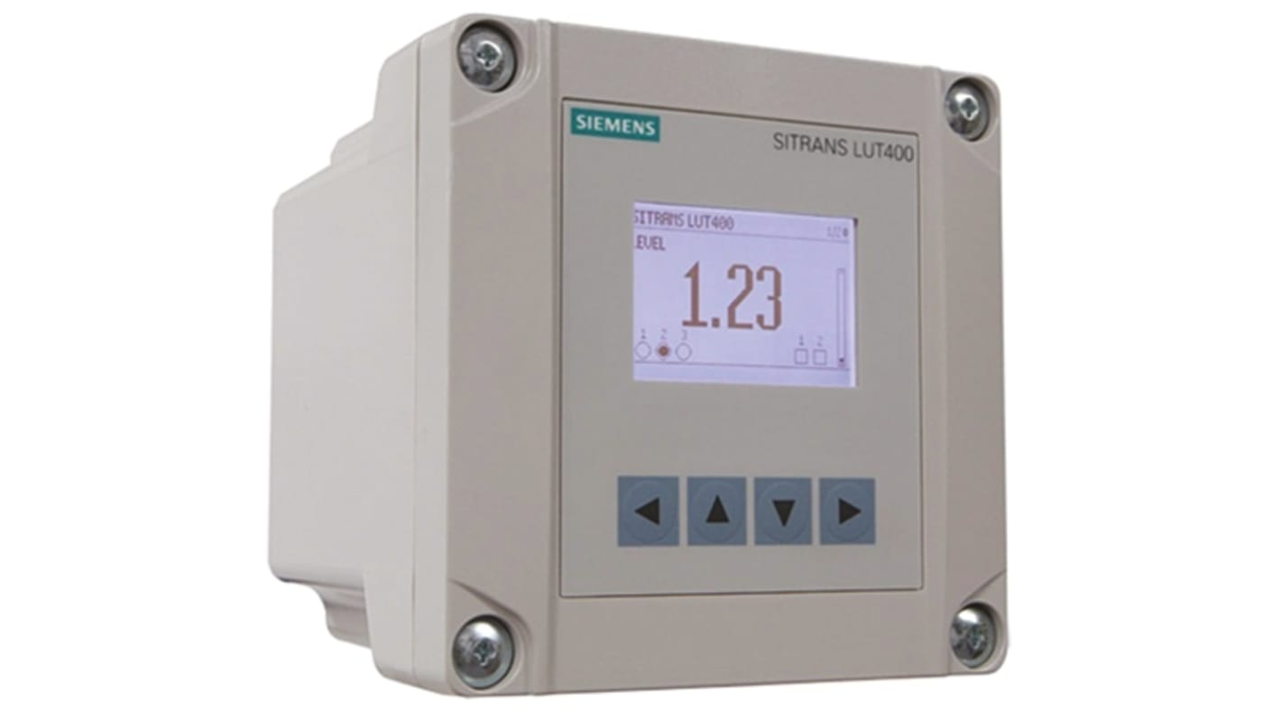 Regolatore di livello a ultrasuoni Siemens 7ML5050-0AA21-1DA0, 2 ingressi, montaggio a pannello, alimentazione