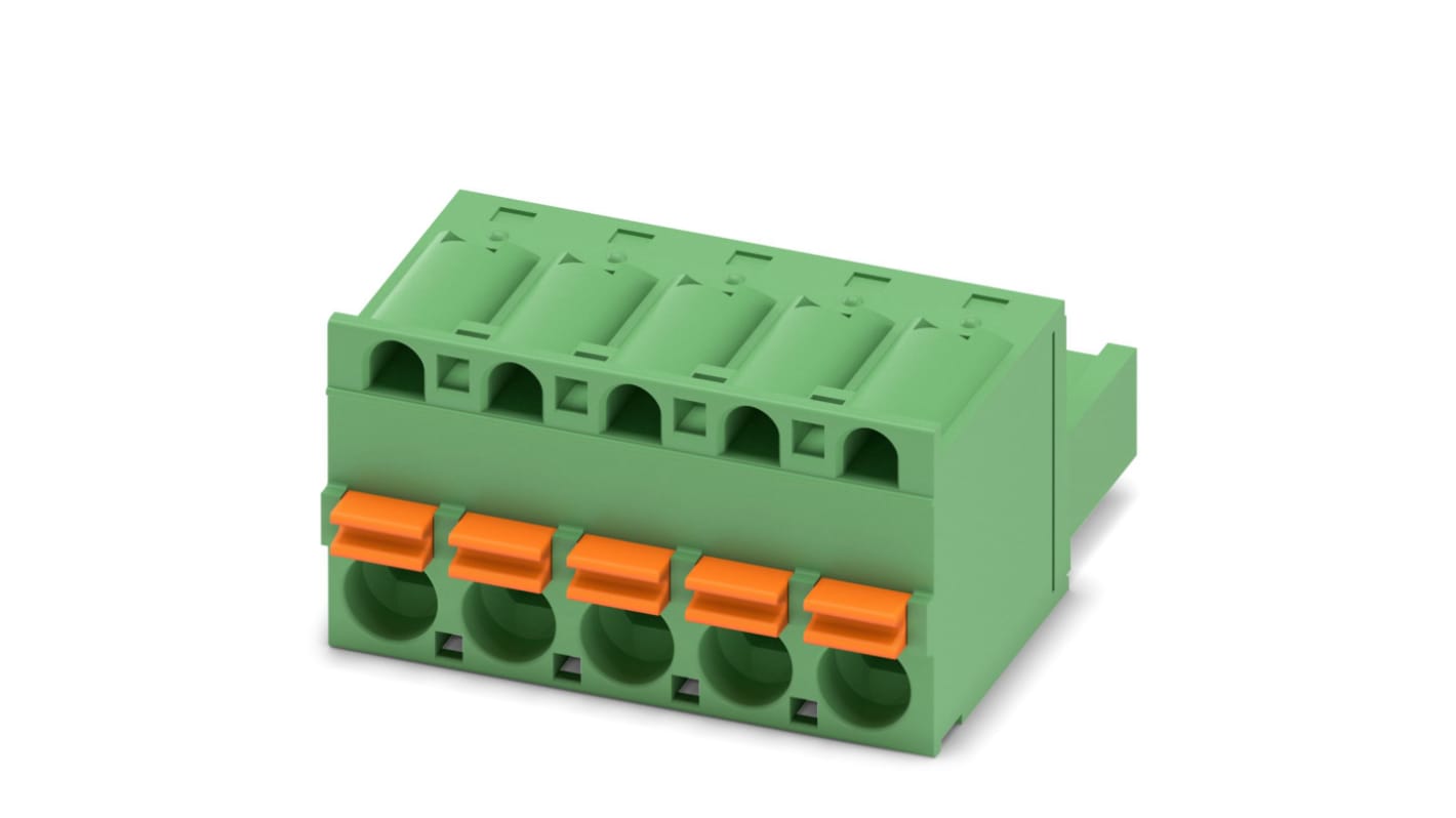 1873139 Phoenix Contact 5.08mm Pitch 10 Way Pluggable Terminal Block, Plug, Cable Mount