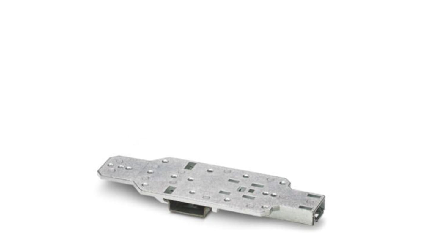 Phoenix Contact UTA 159 Series Electronic Housing-Universal DIN Rail Adapter for Use with Screwing on Switchgear, Solid