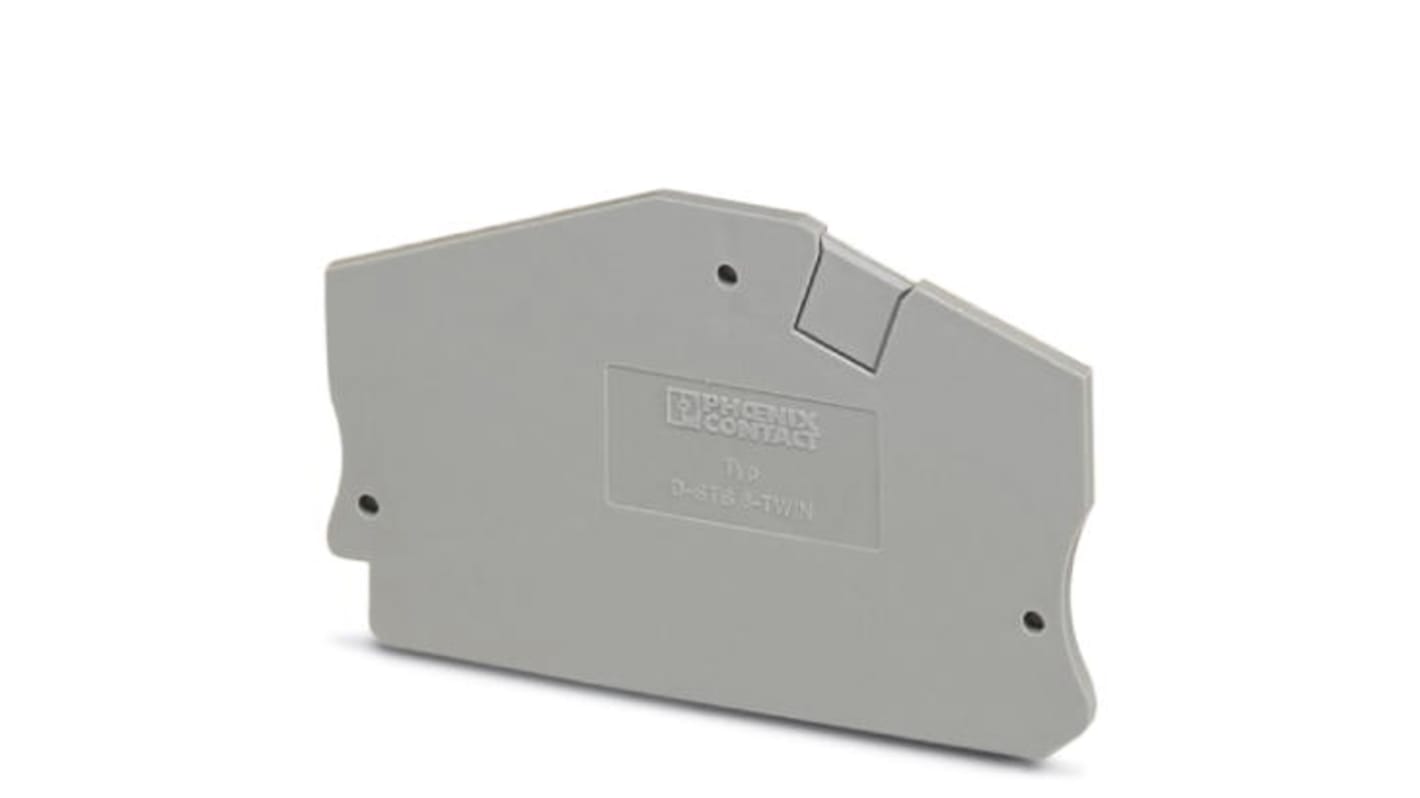 Phoenix Contact D-STS 6-TWIN Series End Cover for Use with Solid State Relay Module