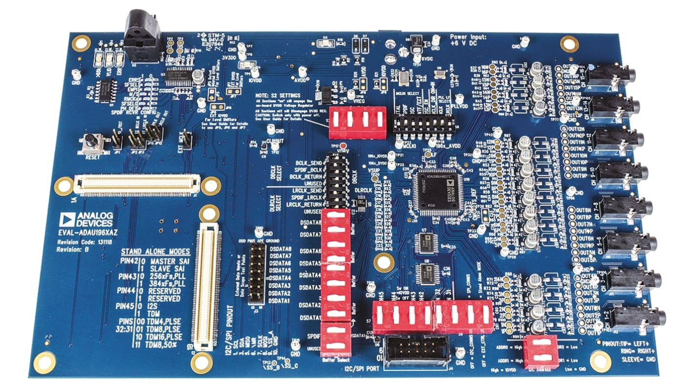 Analog Devices EVAL-ADAU1966AZ, Kiértékelőkártya