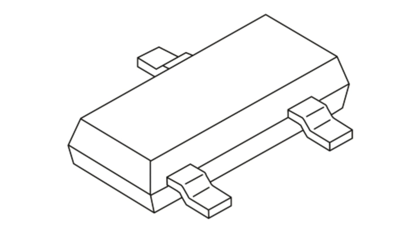 onsemi 3.04 x 1.4 x 1.01mm Simple SZMMBZ5262BLG +150 °C 225 mW 100nA 125Ω -65 °C Montaje superficial 51V 1 -65 →