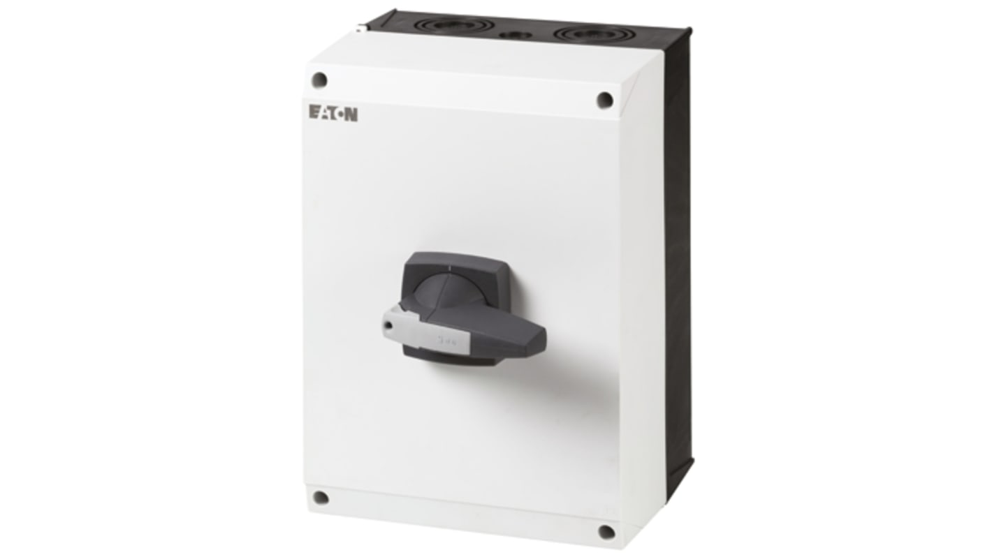 Eaton 3P Pole Isolator Switch - 125A Maximum Current, 59kW Power Rating, IP65