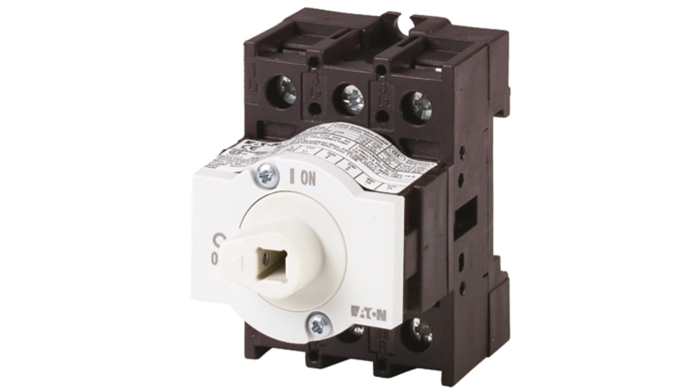 Eaton 3P Pole Isolator Switch - 32A Maximum Current, 13kW Power Rating, IP65