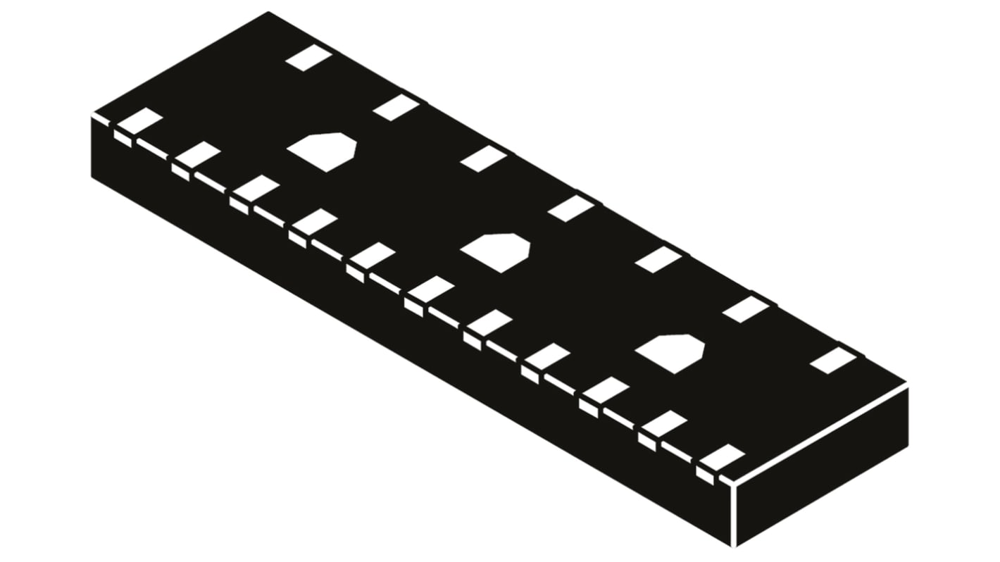 onsemi MG2040MUTAG, 14-Element Uni-Directional TVS Diode, 18-Pin U-DFN5515