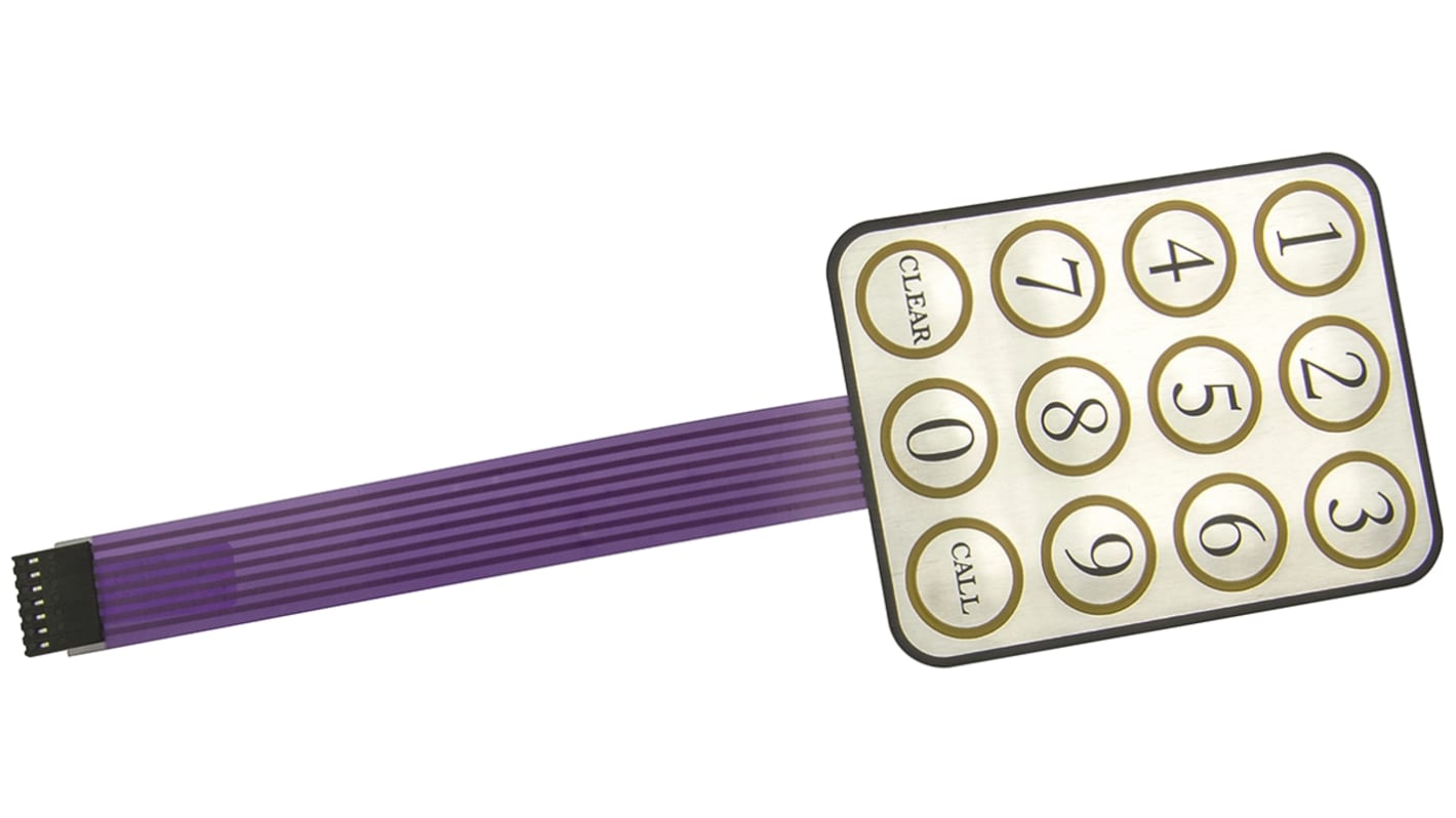 AC4934 | Apem IP54 Membrane Keypad | RS