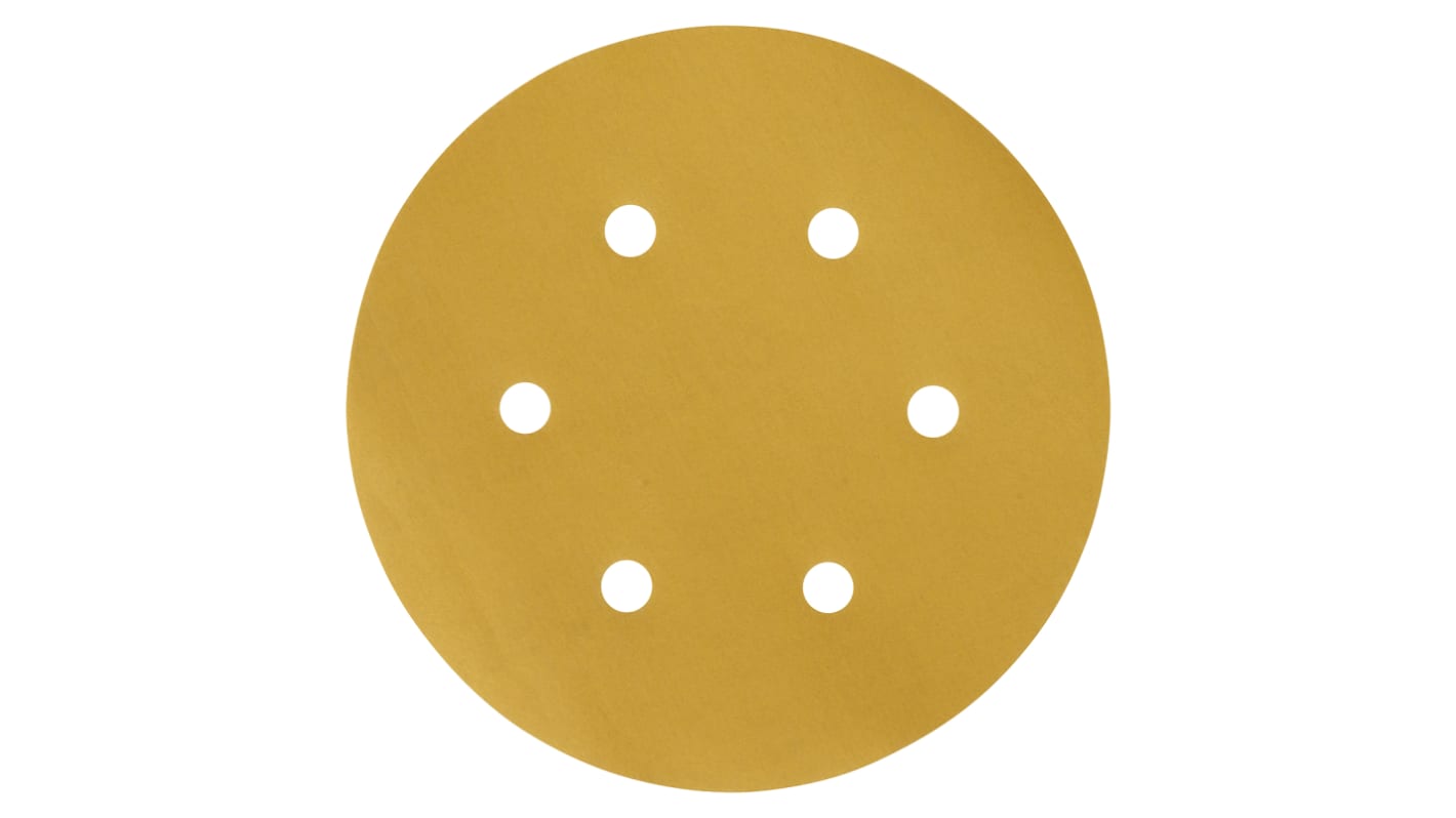 3M Hookit Aluminium Oxide Sanding Disc, 152mm, Very Fine Grade, P320 Grit, 500 in pack