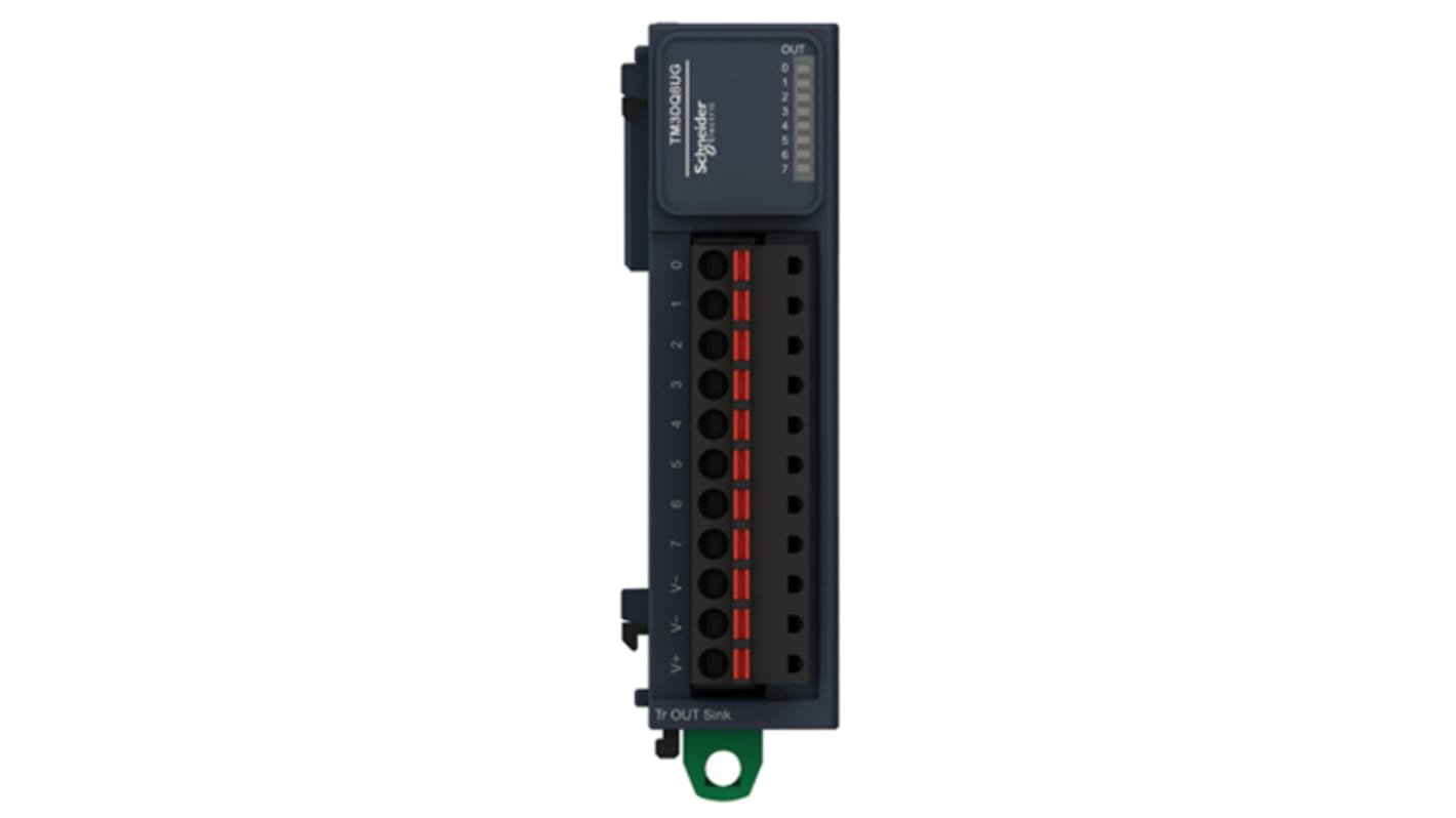 Módulo E/S para PLC Schneider Electric TM3, para usar con Modicon M221, Modicon M241, Modicon M251, 8 salidas tipo