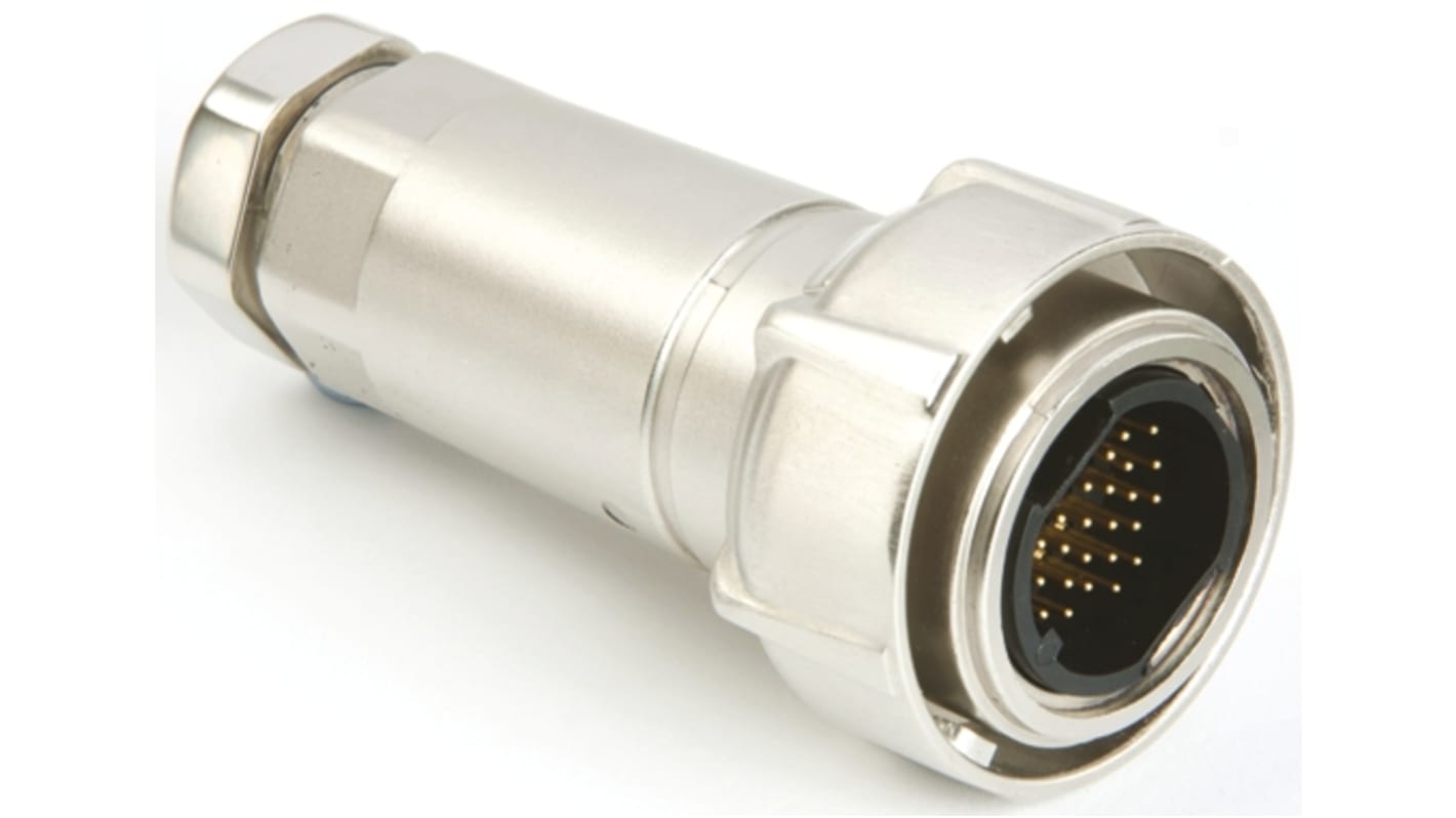 Bulgin Circular Connector, 10 Contacts, Cable Mount, Plug, Male, IP66, IP68, IP69K, Buccaneer 7000 Series