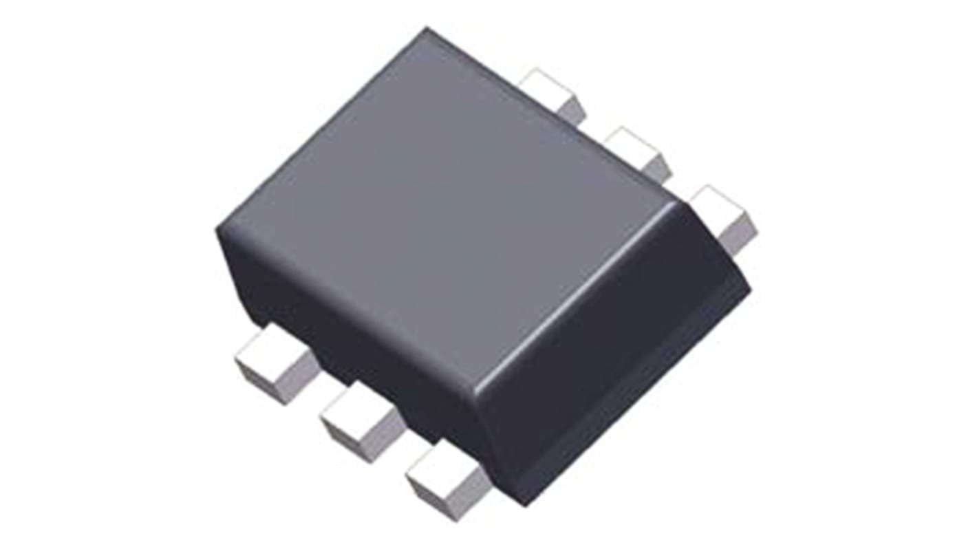 MOSFET onsemi, canale P, 1,8 Ω, 830 mA, SC-89-6, Montaggio superficiale