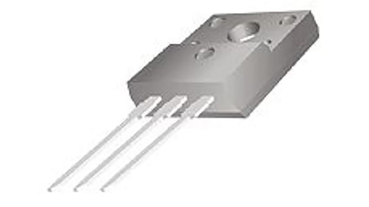 Transistor NPN onsemi, 3 Pin, TO-220F, 8 A, 400 V, , Montaggio su foro