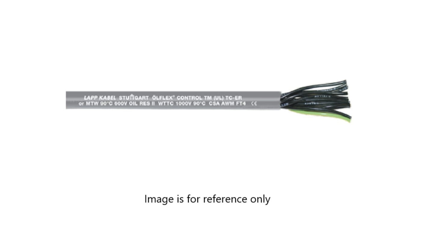 281404 Lapp ÖLFLEX CONTROL TM Control Cable, 4 Cores, 2.5 mm², YY