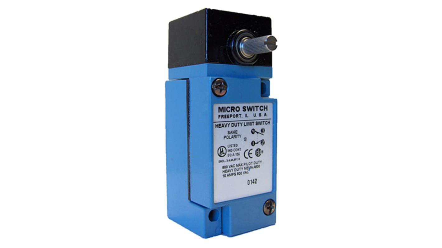 Interruttore di fine corsa Honeywell, 2NA, 2NC, 600V, 10A, IP65, IP66, IP67