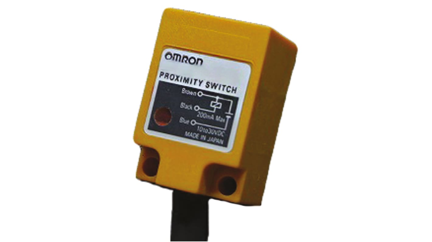 Omron Rectangular-Style Proximity Sensor, 20 mm Detection, NO Output, 12 → 24 V dc, IP67