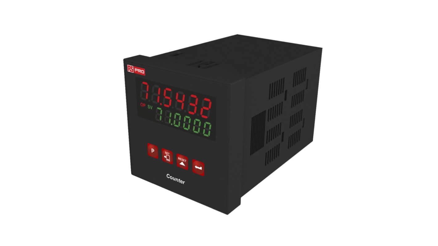 Compteur RS PRO Compteur 24 V LED 6 digits