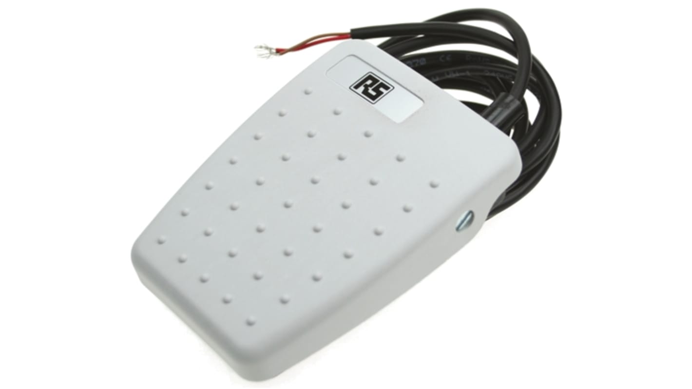 RS PRO General Purpose Momentary Foot Switch - Thermoplastic Case Material, SP-CO, 1.75 A Contact Current, 24V Contact