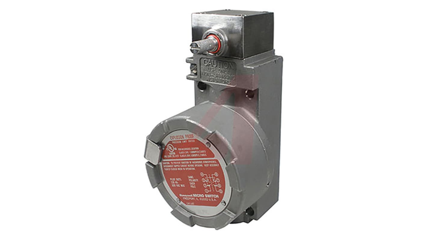 Honeywell Limit Switch, 2NO/2NC, IP67, DPDT, Stainless Steel Housing, 600V ac Max, 10A Max