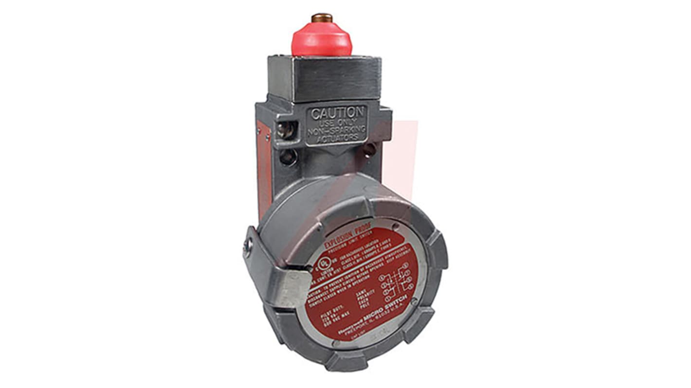 Honeywell BX Series Limit Switch, NO/NC, IP67, SPDT, Aluminium Housing, 600V ac Max, 10A Max