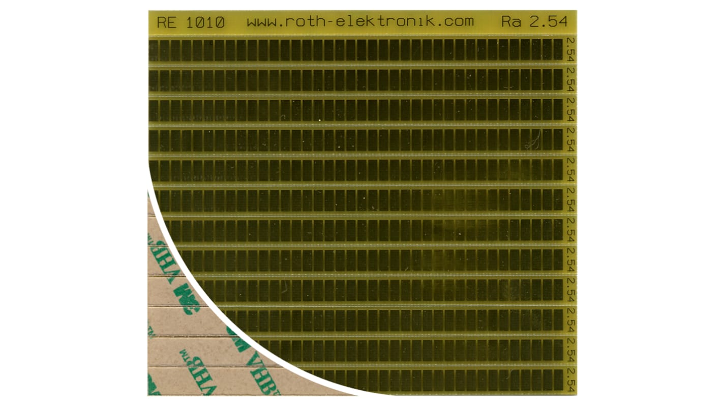 Lišta kontaktů pro PCB RE1010 jednostranná FR4 100 x 90 x 0.8mm